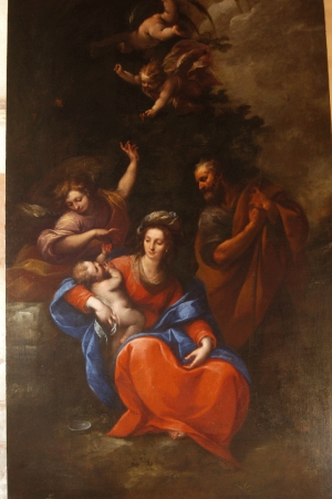 Sacra Famiglia con angeli, C.F.Nuvolone